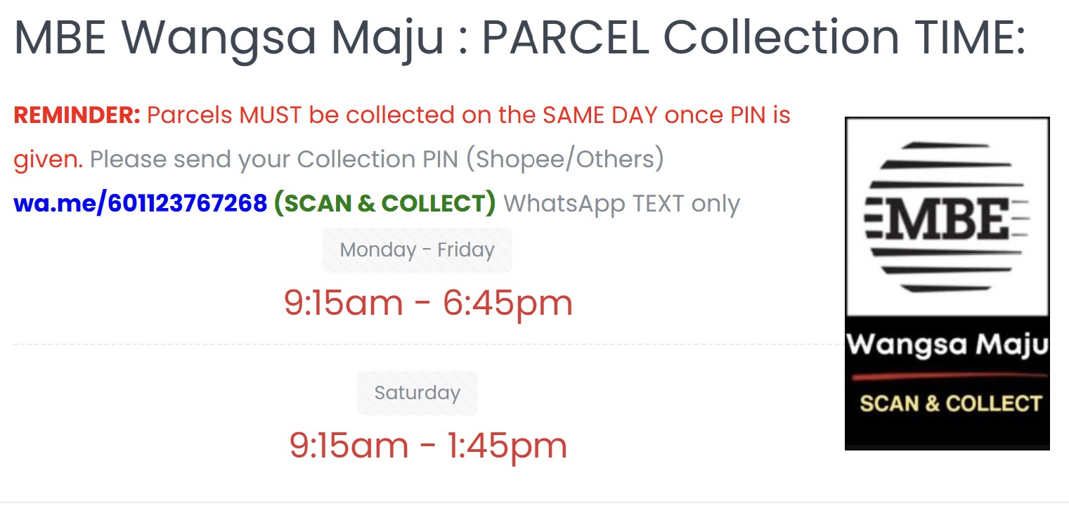 MBE-Wangsa-Maju-Jalan-Delima-Kuala-Lumpur-Suburban Centre - Scan Parcel - Self-Collect